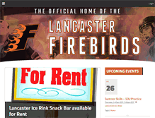 Tablet Screenshot of lancasterfirebirds.org